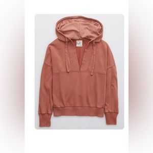 Offline by Aerie ribbed trim sweatshirt